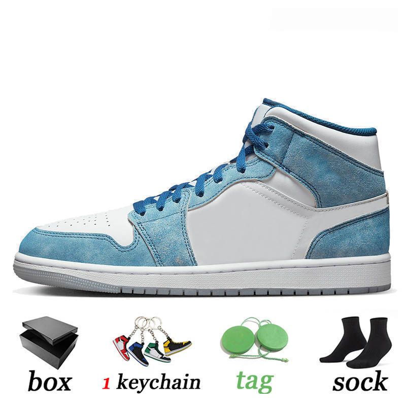 With Box 2022 Men Basketball Shoes 1 High 85 Black White Gorge ...