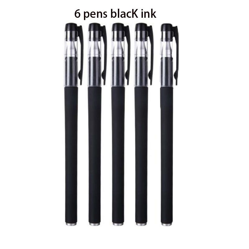 6pcs Black Pen F