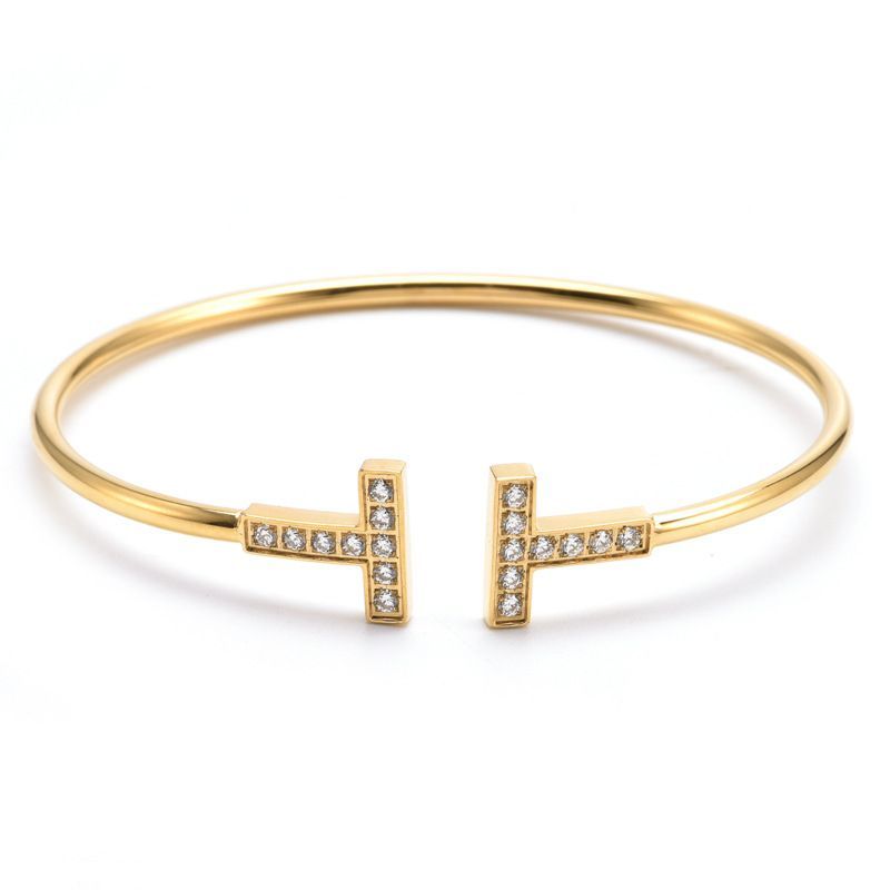 4.Gold with diamonds