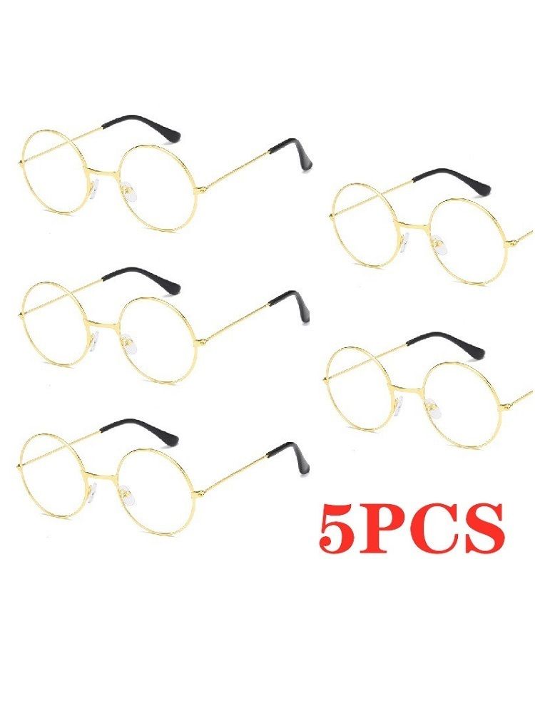 5pcs glasses white