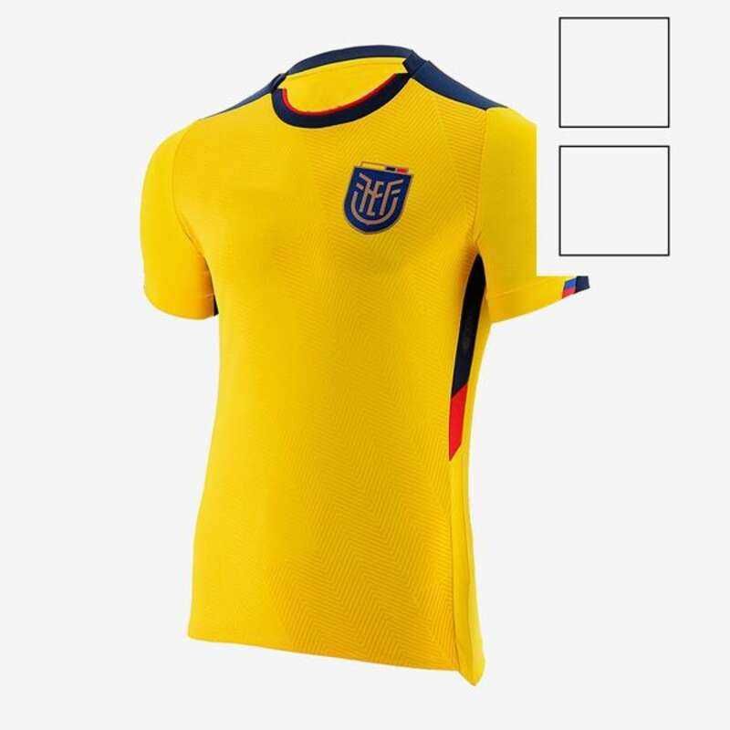 22 23 World Cup Ecuador Soccer Jersey IBARRA MENA PRECIADO Adult Mens Football Shirt Men Kids