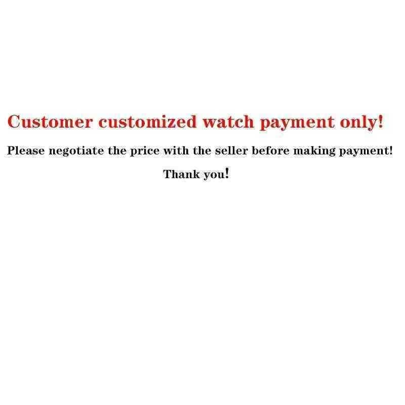 payment for customized watches