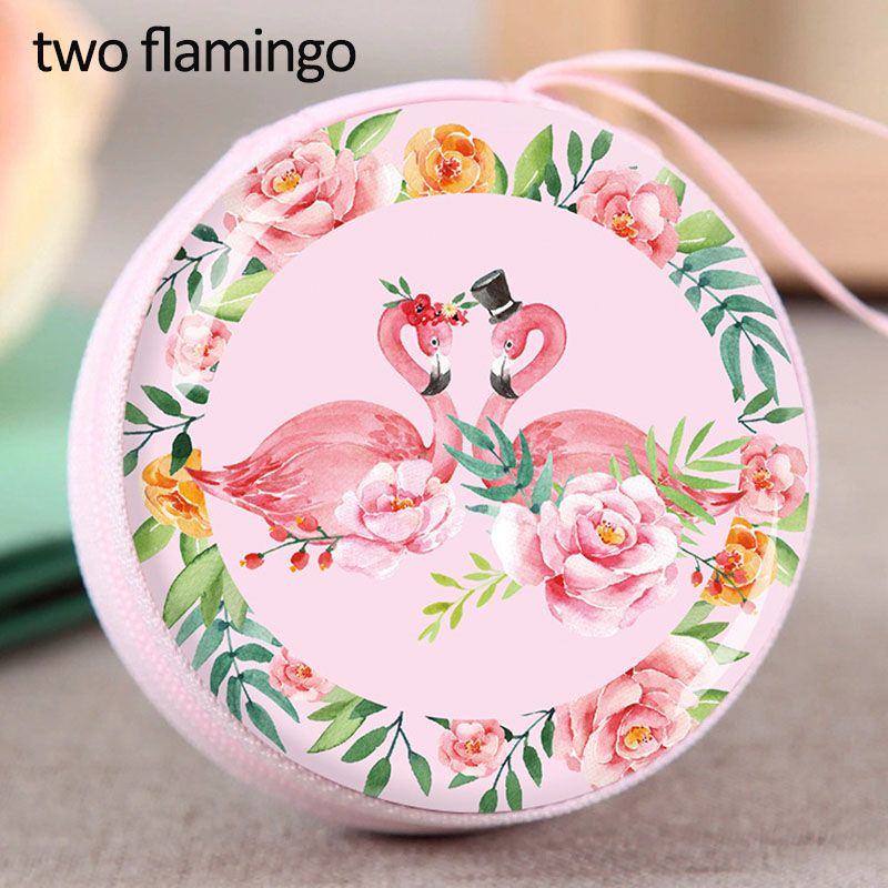 two flamingo