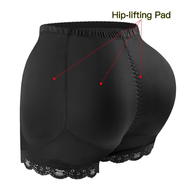 short 4 pads black