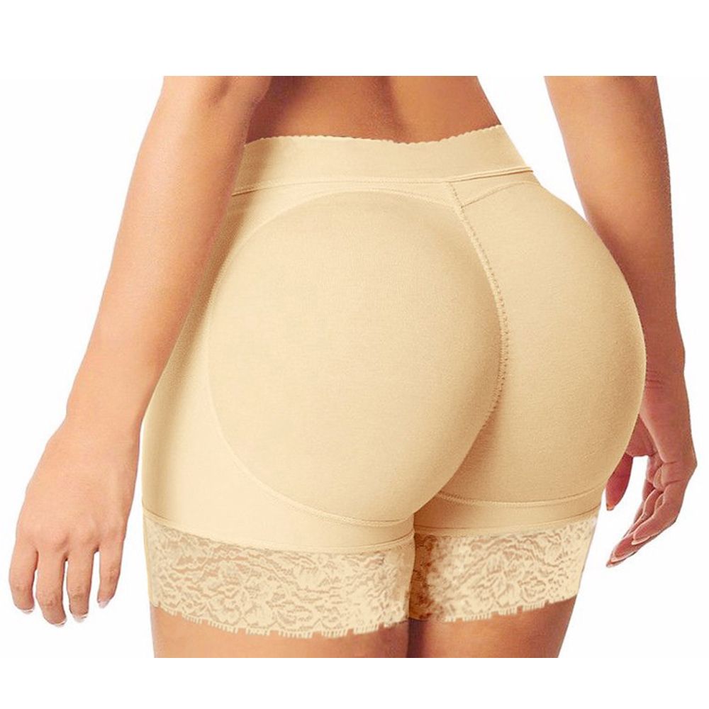 medium waist beige