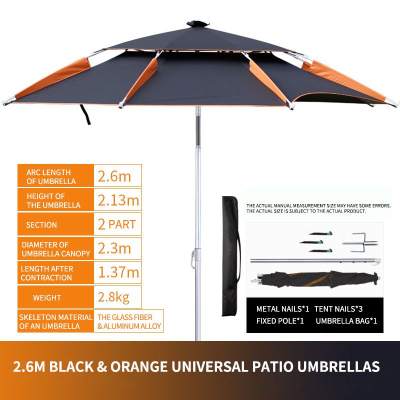Black - Orange 2.6m