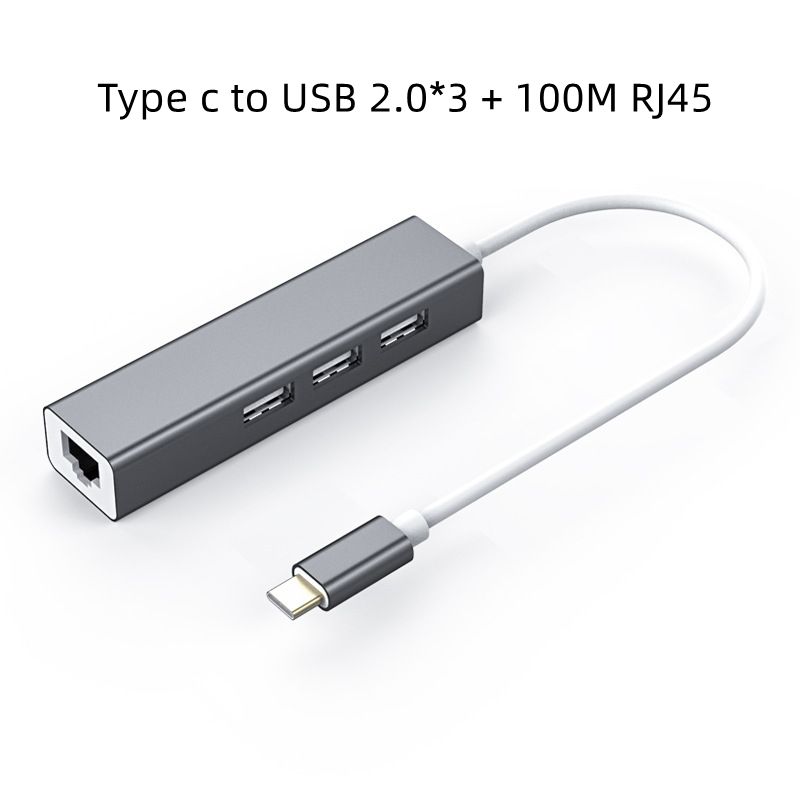 النوع C إلى USB 2.0*4
