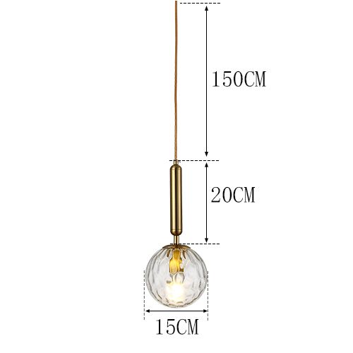 15 cm Bronzo chiaro senza lampadina