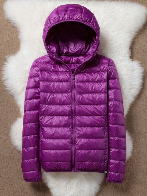 purple hooded