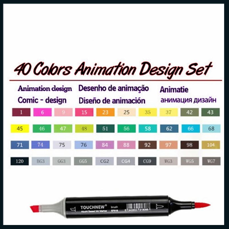 40 Anime Colors