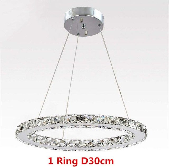 1 ring 30 cm kall vit