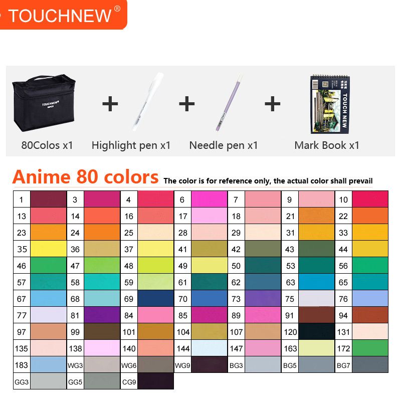 80 Colors Anime