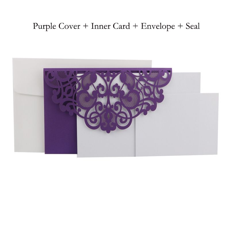 50sets Cartes Violet