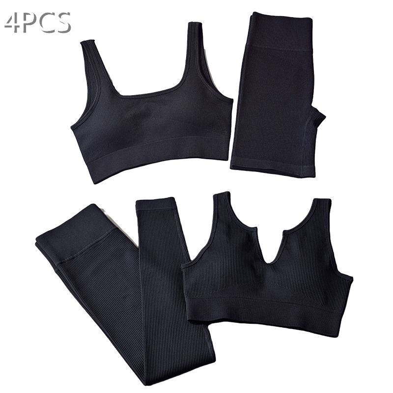 4pcs black set