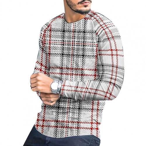 Grauer rotes Plaid