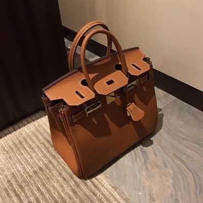 Taupe leather (35cm)