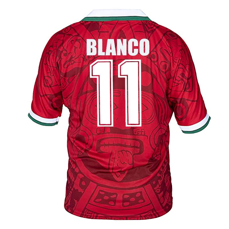 Retro 98 México Vermelho 11# Blanco
