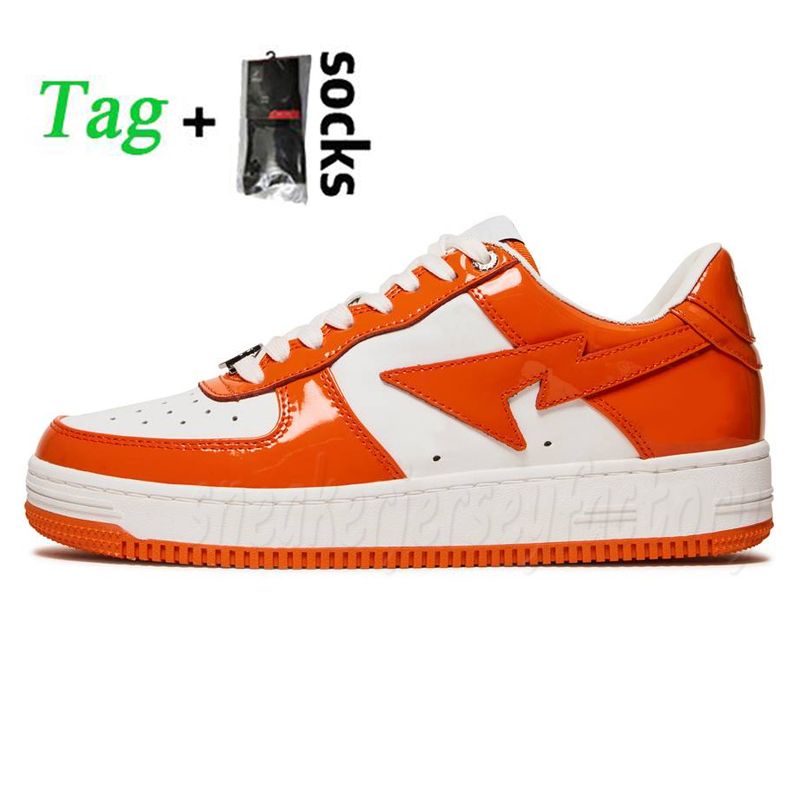 black and orange bapestas