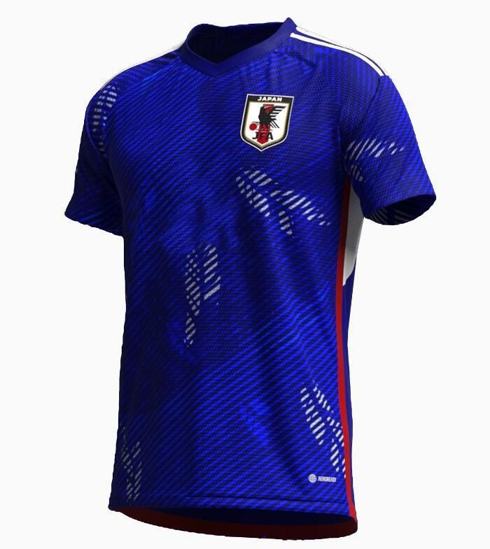 Japan 2022 Soccer Jersey Home Blue Cartoon Captain TSUBASA 2023 ATOM
