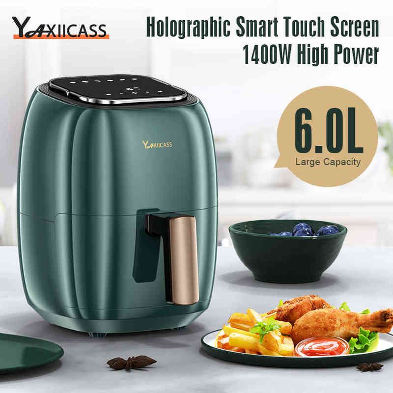 Air Fryer Home Multifunctional Smart with Touch Screen 6L Large