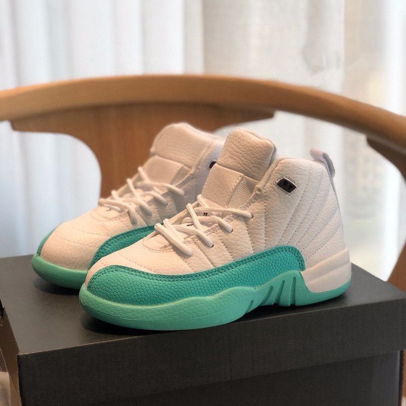 Retro 12 aqua shop grade school