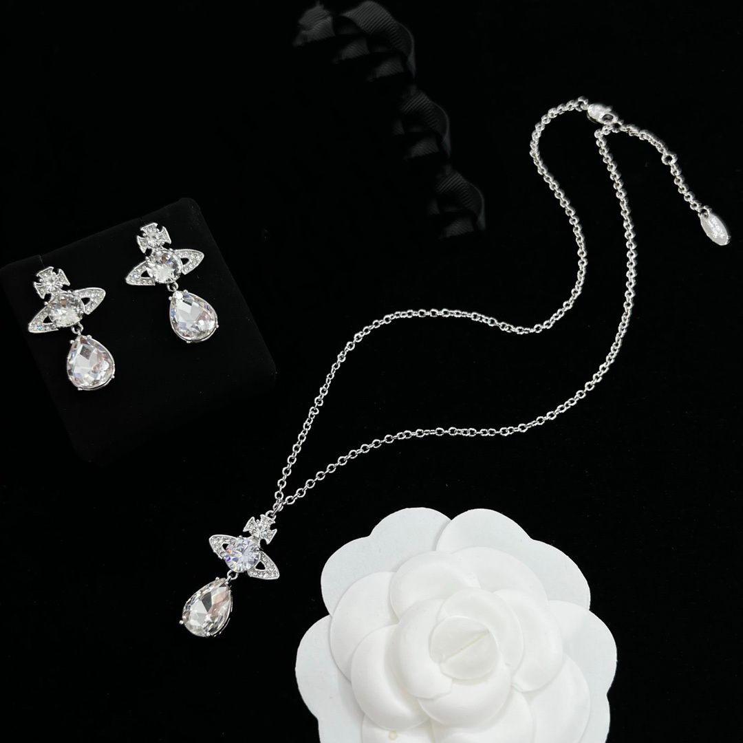 2pcs--61 necklace earring