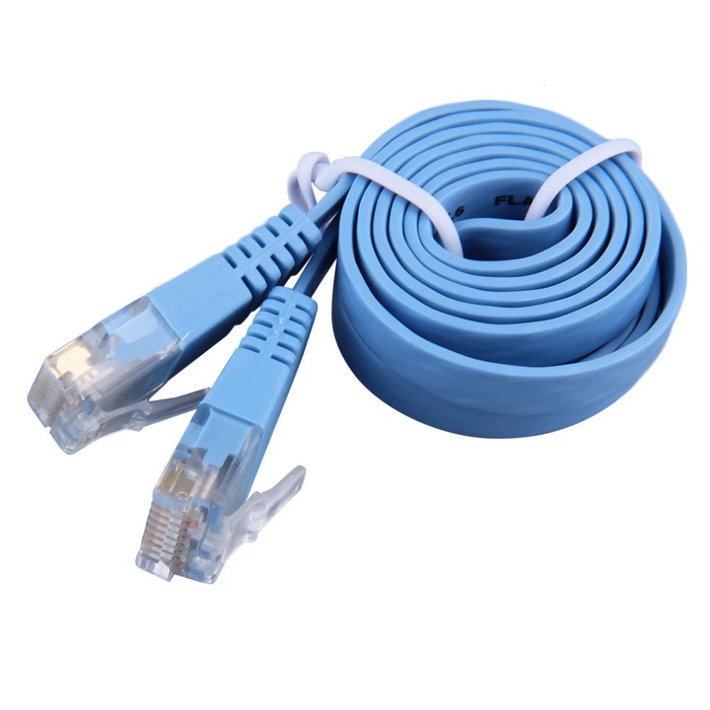 CAT6 Flat Ethernet Cable RJ45 Lan Cable Networking Ethernet Patch Cord for  Computer Router Laptop 0.5M/1M/2M/3M/5M/8M Length
