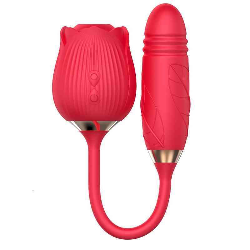 Rose Dildo Red