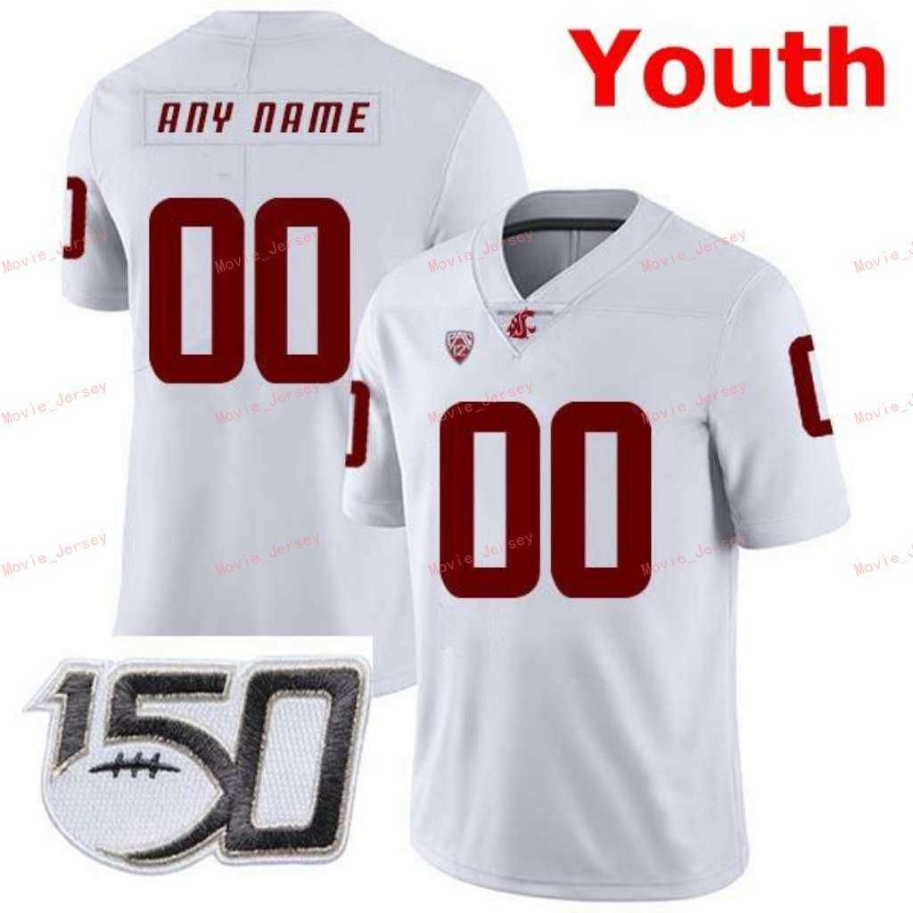 Youth White with 150th Patch