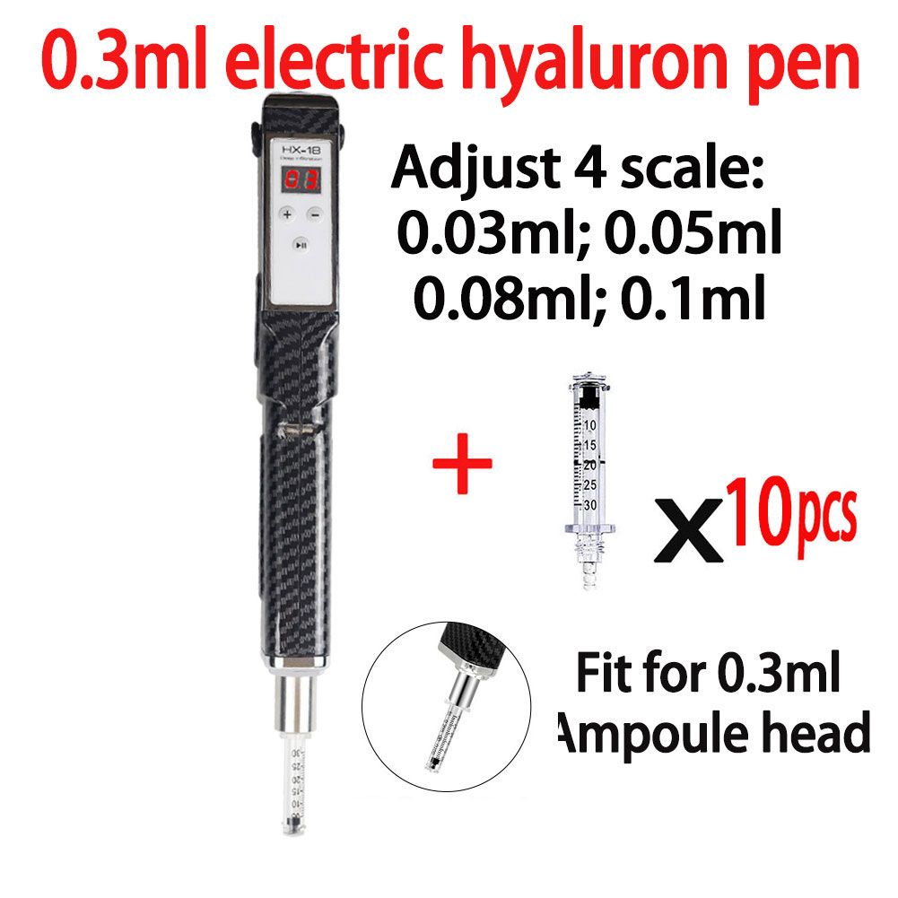 0.3 black pen with 10pcs ampoule