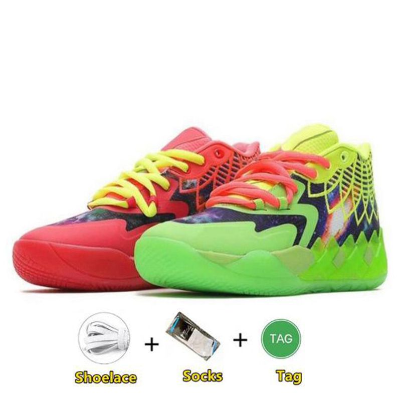 New Lamelo Ball Shoes Rick And Morty MB 01 Mens Casual Shoe Queen City ...