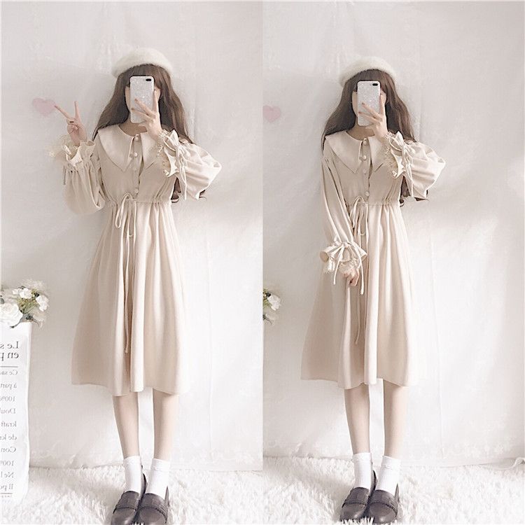 beige dress