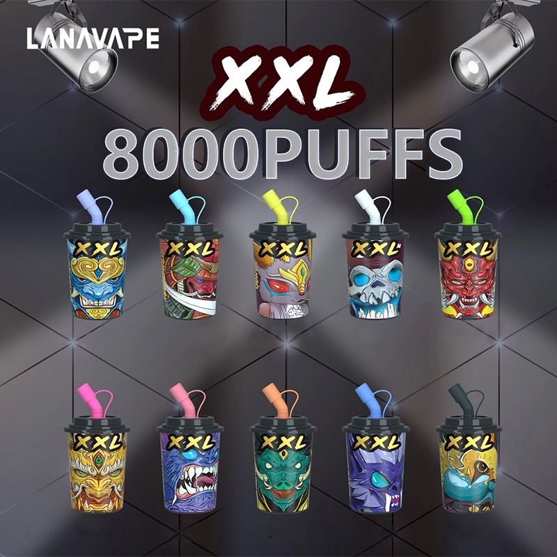 5 X LANA BAR XXL 8000 PUFFS DISPOSABLE BUNDLE