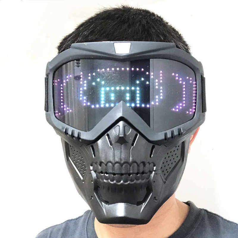 Schädel -LED -Maske 02