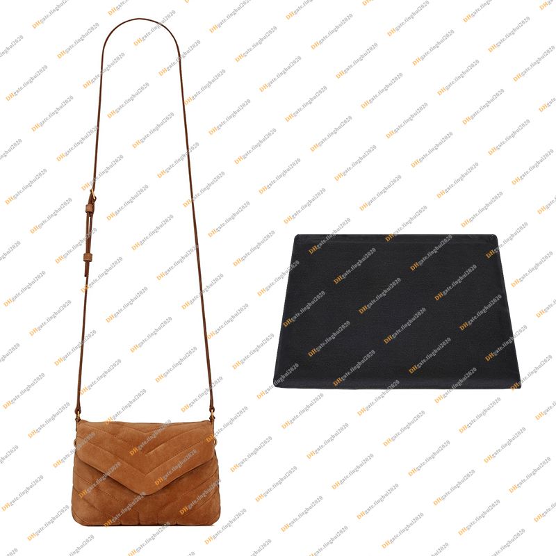 20cm Suede & Caramel / with Dust Bag