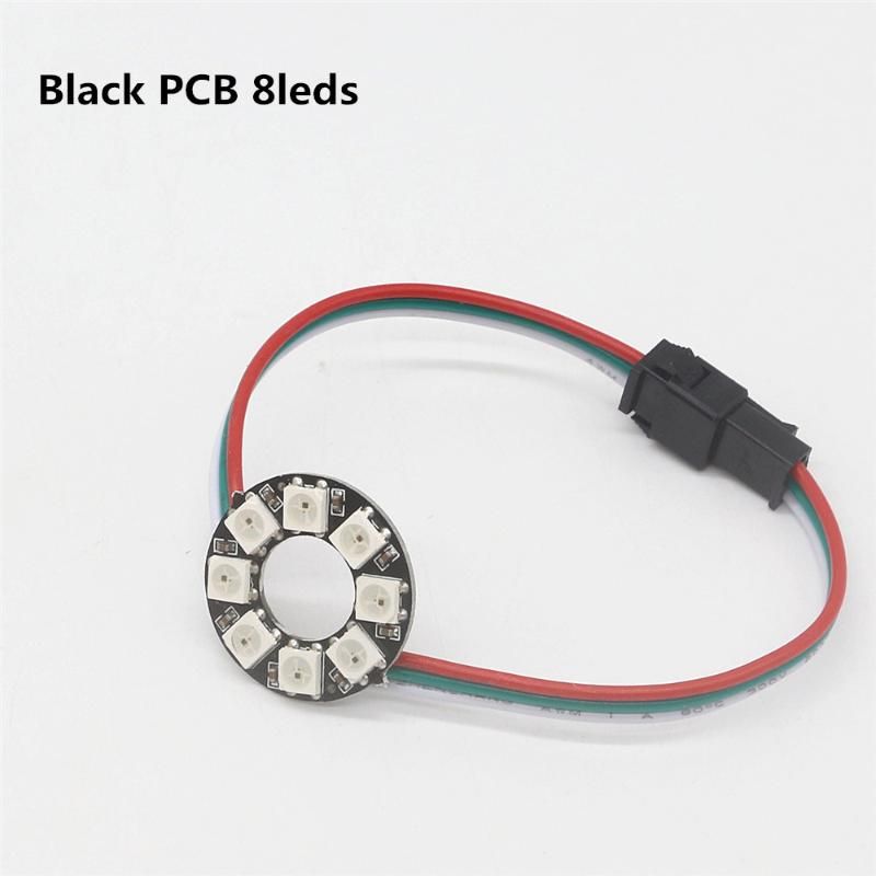 Svart PCB 8LEDS