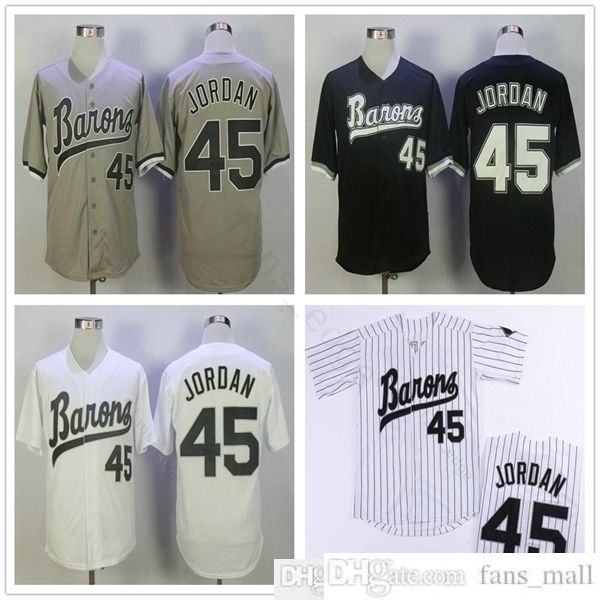 Wholesale MICHAEL Jodan #45 BIRMINGHAM BARONS Baseball Jerseys