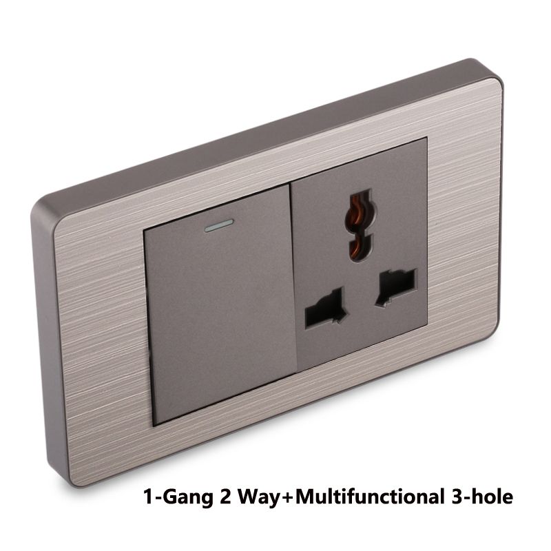 1-Gang 3-Hole Socket1