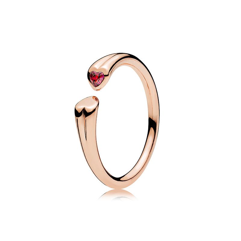 Розовое кольцо + коробка