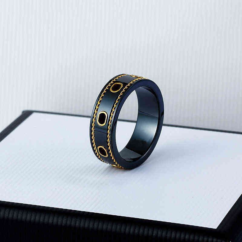 Gujia. Ceramic Ring, Mahua Black