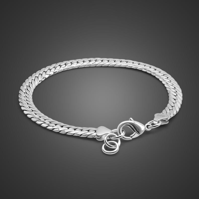 Pulsera de plata 19cm