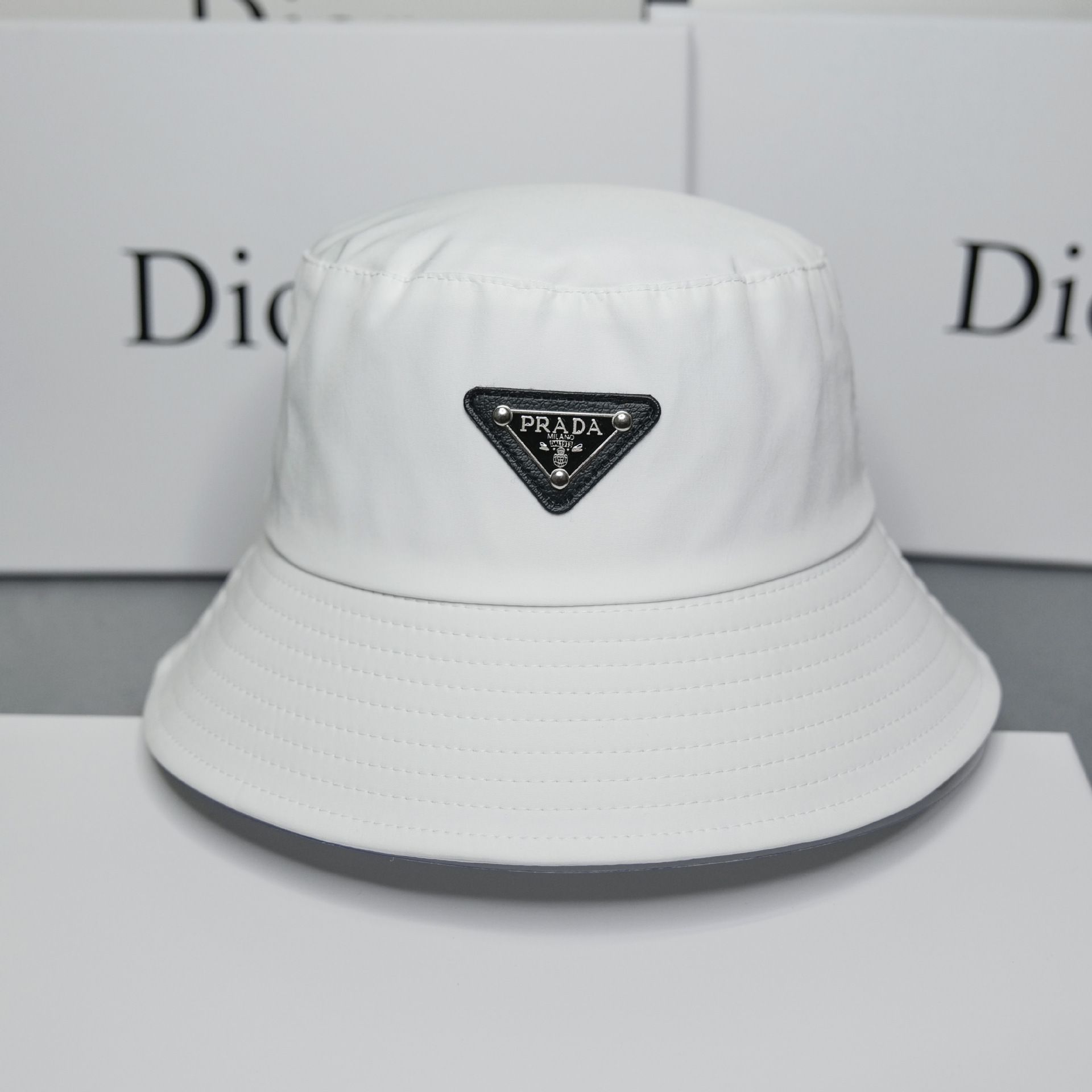 1.Bucket Hat White