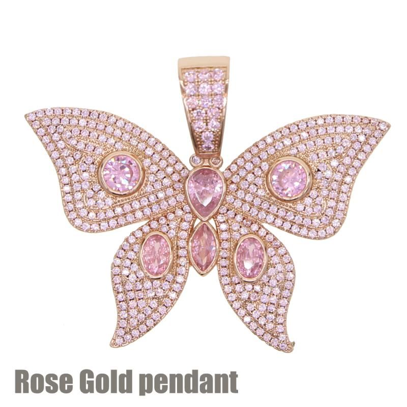 Rose gouden hanger