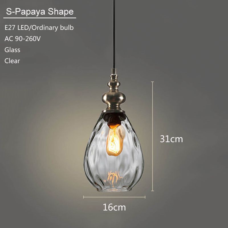 S-Papaya Clear zonder lamp