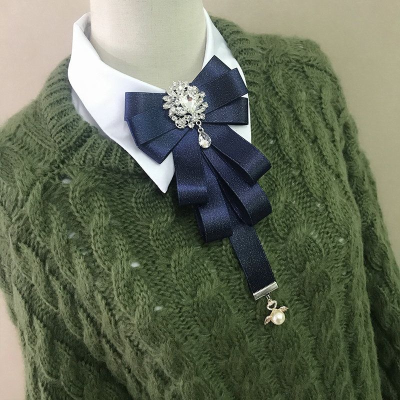 Rhinestone Bow Tie4