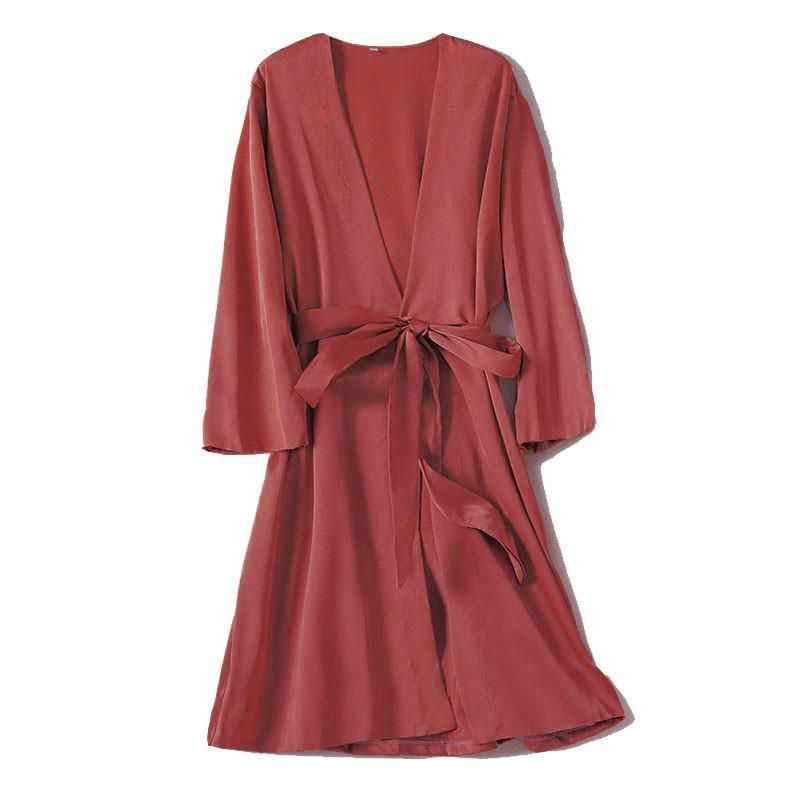 Robe tuğla kırmızı-XL