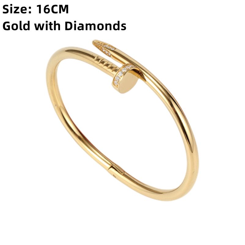 Size 16 Gold with diamond