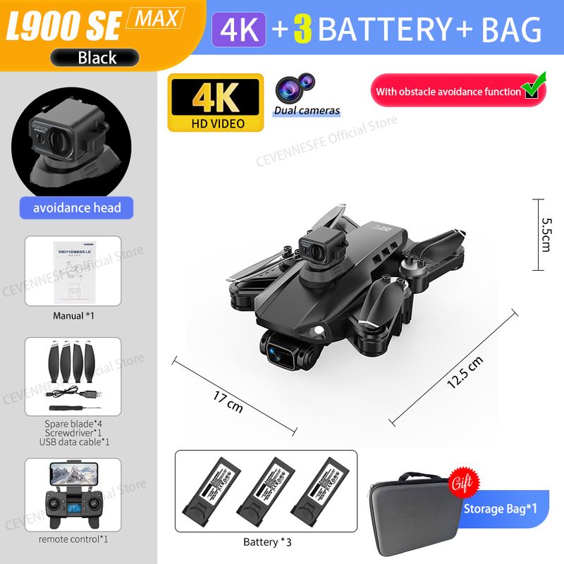 L900 Max 3b Bag BK