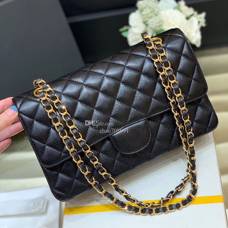 10A Original Quality Luxury Goods Shoulder Bag Designer Bags 25cm Woman  Caviar Leather Crossbody Bags Fashion High End Chain Bagss3547 From Ai837,  $334.07