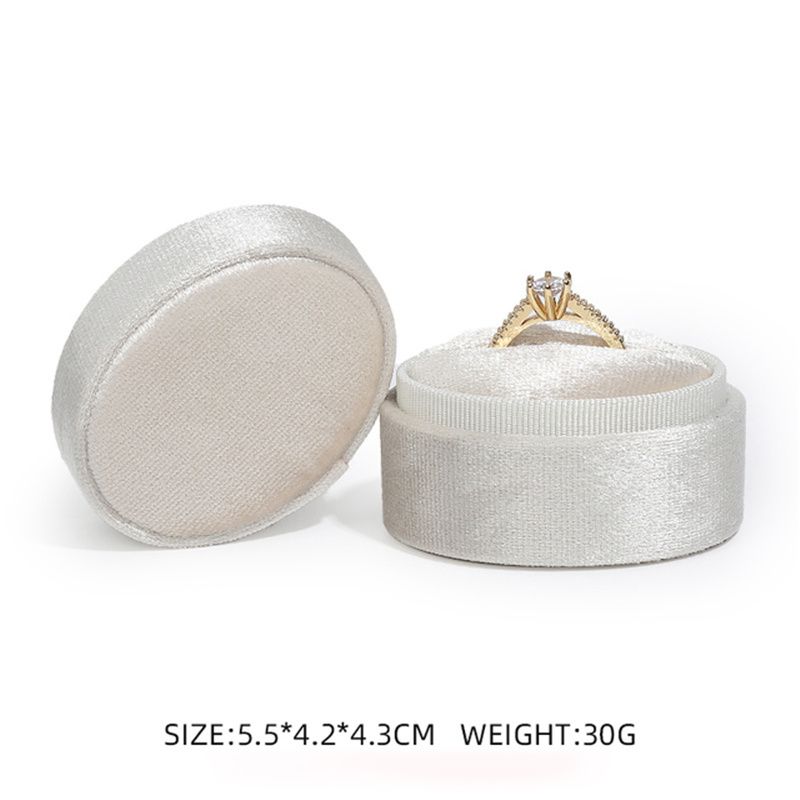 single ring box beige